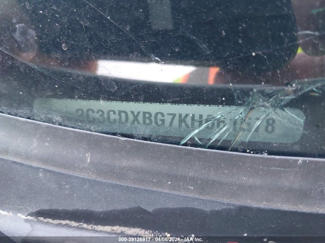 2C3CDXBG7KH661578 Dodge Charger Sxt Rwd