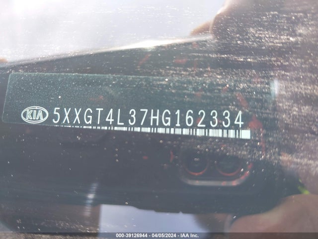 KIA Optima Lx 2017 5XXGT4L37HG162334 Image 9