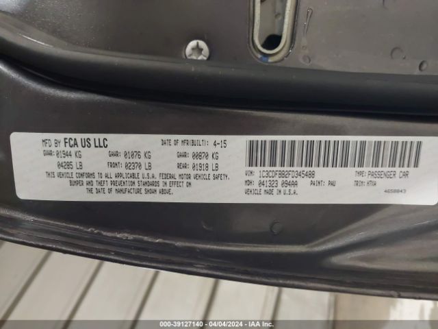 1C3CDFBB2FD345488 Dodge DART SXT