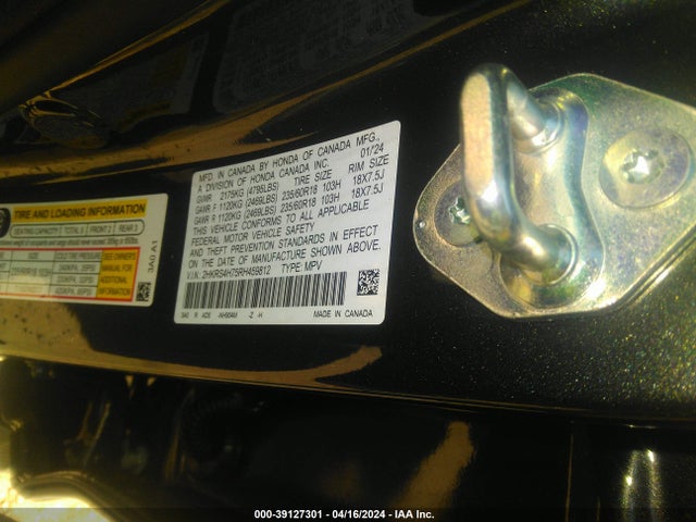 Honda Cr-v Ex-l Awd 2024 2HKRS4H75RH459812 Image 9
