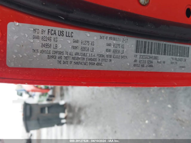 Dodge Challenger Sxt 2017 2C3CDZAG3HH568661 Image 9