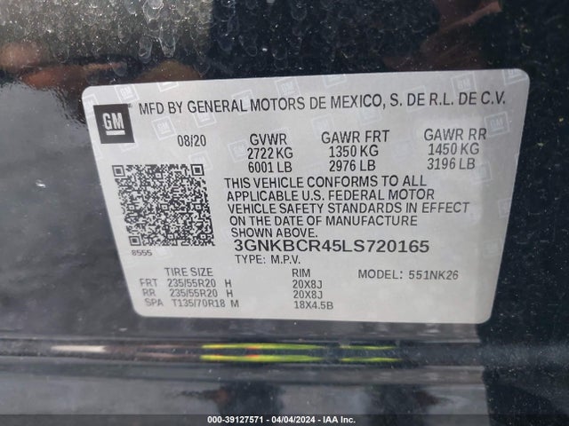 Chevrolet Blazer Fwd 2lt 2020 3GNKBCR45LS720165 Image 9