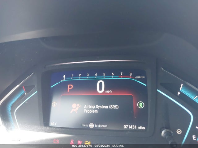 Honda Odyssey Ex-l 2021 5FNRL6H79MB000587 Image 7