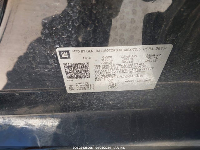 Chevrolet Silverado 1500 1lt 2018 3GCPCREC4JG645485 Image 9