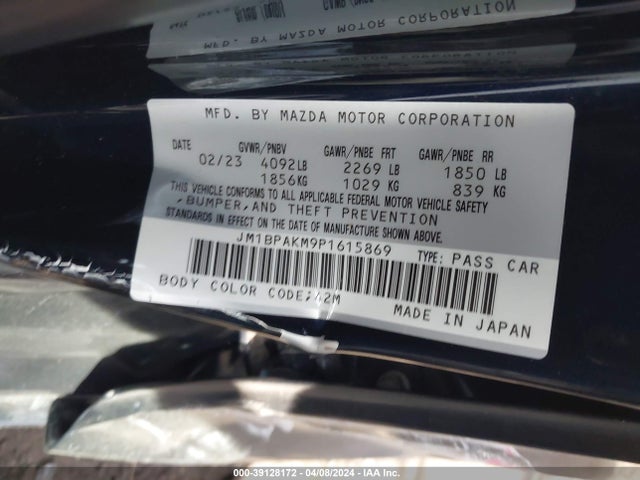 Mazda Mazda3 2.5 S Select 2023 JM1BPAKM9P1615869 Image 9