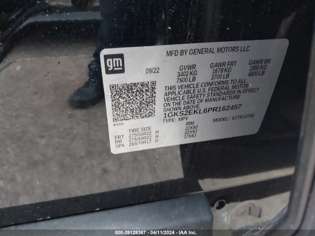 GMC Yukon 4wd Denali Ultimate 2023 1GKS2EKL6PR162457 Image 9