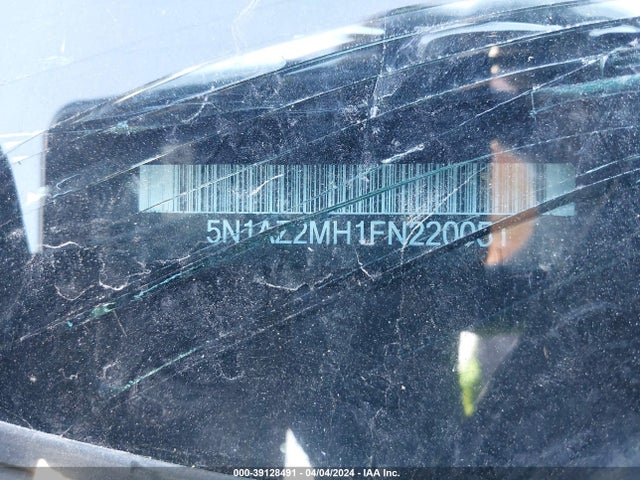 Nissan MURANO S 2015 5N1AZ2MH1FN220051 Image 9