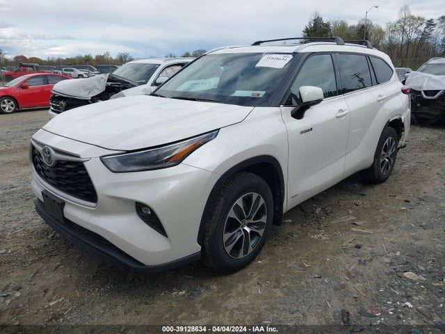 Toyota Highlander Hybrid Xle 2021 5TDGBRCHXMS059073 Image 2