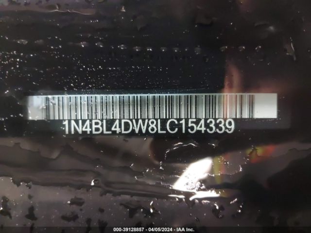 1N4BL4DW8LC154339 Nissan Altima Sv Intelligent Awd