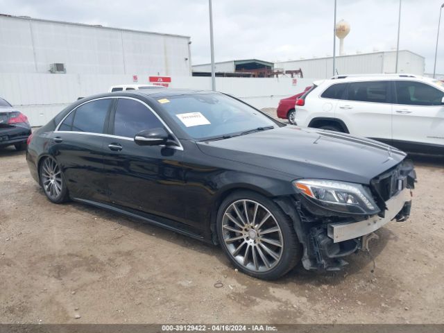 Aukcja sprzedaży 2017 Mercedes-benz S 550, vin: WDDUG8CB6HA287980, numer aukcji: 39129422