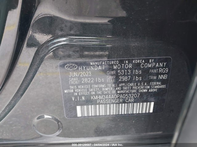 Hyundai Ioniq 6 Sel 2023 KMHM34AA0PA053207 Image 9