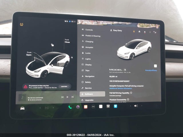 5YJ3E1EA9MF022057 Tesla Model 3 Standard Range Plus Rear-wheel Drive
