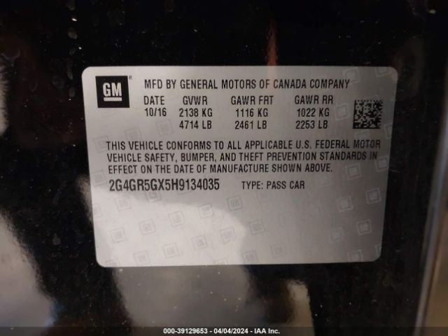 2G4GR5GX5H9134035 Buick Regal Turbo Premium Ii