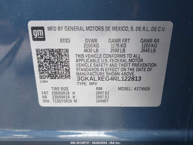 GMC Terrain Awd Denali 2024 3GKALXEG4RL122813 Image 9