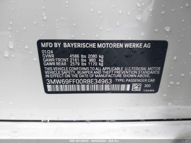 3MW69FF00R8E34963 BMW 3 Series 330i