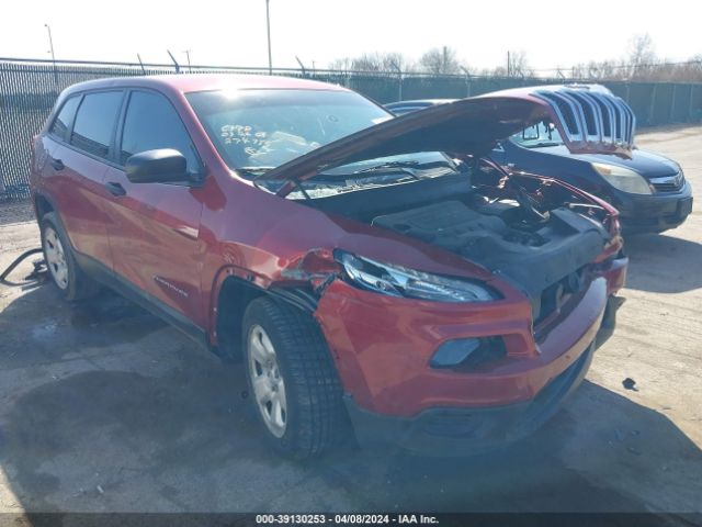 Auction sale of the 2015 Jeep Cherokee Sport, vin: 1C4PJLAB1FW537298, lot number: 39130253