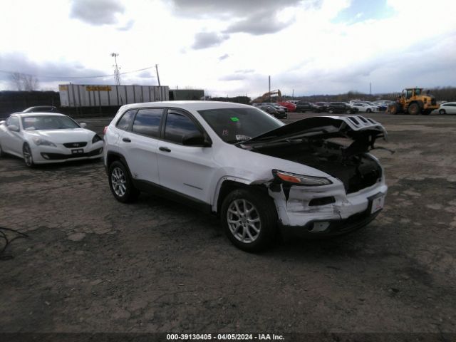 Продажа на аукционе авто 2014 Jeep Cherokee Sport, vin: 1C4PJLAB4EW110003, номер лота: 39130405