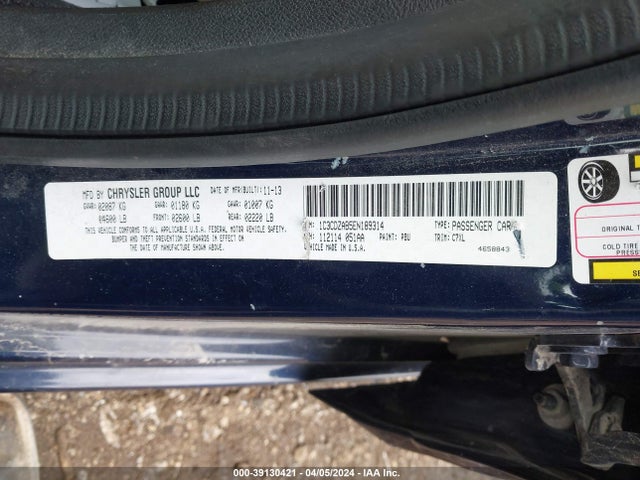 Dodge AVENGER SE 2014 1C3CDZAB5EN189314 Image 9