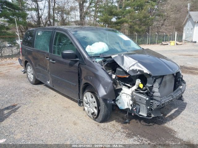 Auction sale of the 2016 Dodge Grand Caravan American Value Pkg, vin: 2C4RDGBG5GR315763, lot number: 39131003