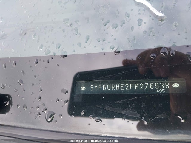Toyota Corolla S Premium 2015 5YFBURHE2FP276938 Image 9