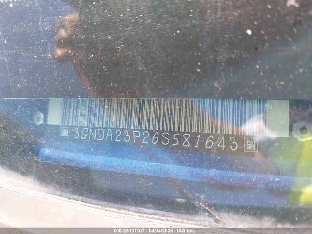Aukcja sprzedaży 2006 Chevrolet Hhr Lt, vin: 3GNDA23P26S581643, numer aukcji: 39131107