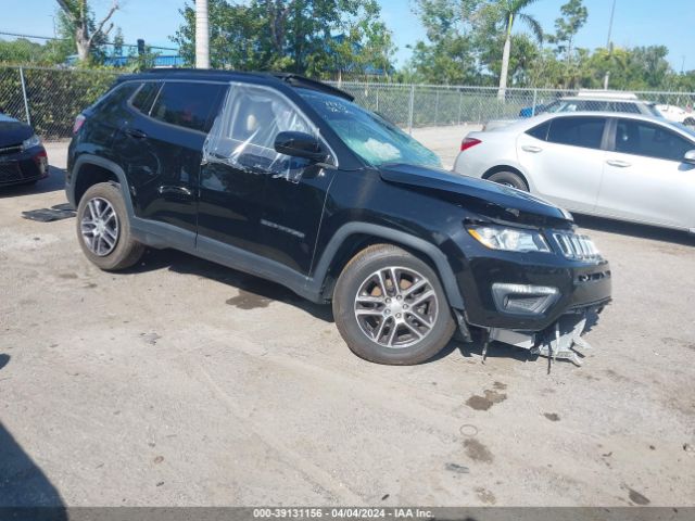 2018 Jeep Compass Sun And Wheel Fwd მანქანა იყიდება აუქციონზე, vin: 3C4NJCBB2JT487886, აუქციონის ნომერი: 39131156