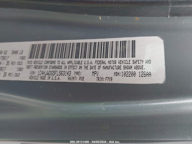 1C4HJWDG5FL563143 Jeep Wrangler Unlimited Freedom Edition