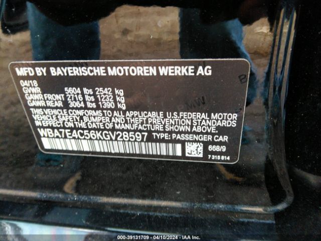 WBA7E4C56KGV28597 BMW 740i Xdrive