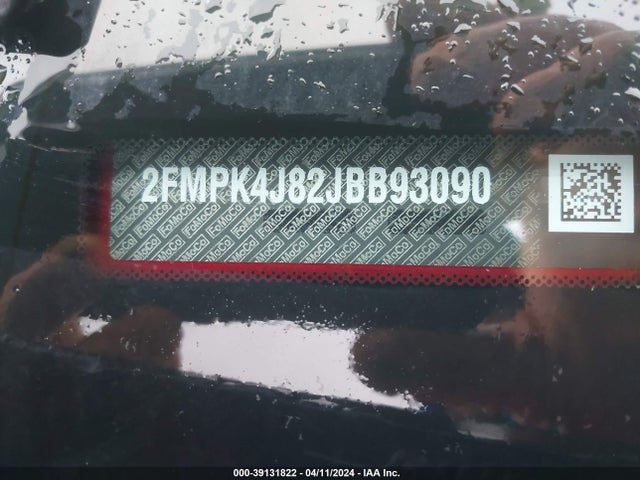 Ford EDGE SEL 2018 2FMPK4J82JBB93090 Image 9