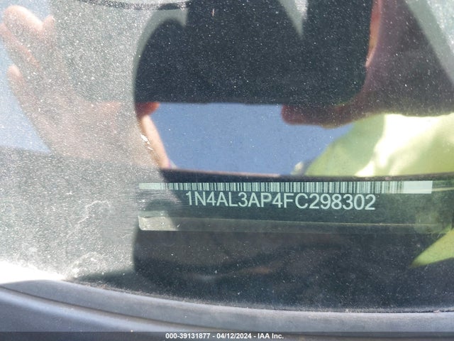 Nissan Altima 2.5 Sv 2015 1N4AL3AP4FC298302 Image 9