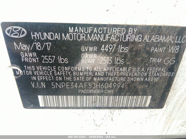 Hyundai SONATA SEL 2018 5NPE34AF5JH604994 Image 9