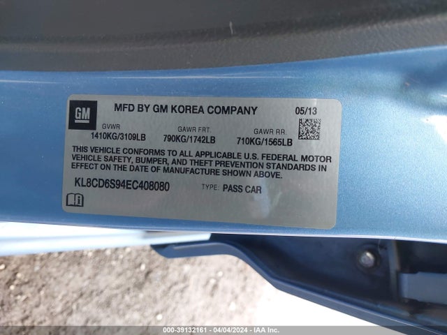 Chevrolet ll0 2014 KL8CD6S94EC408080 Image 21