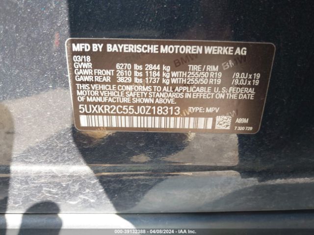 5UXKR2C55J0Z18313 BMW X5 Sdrive35i