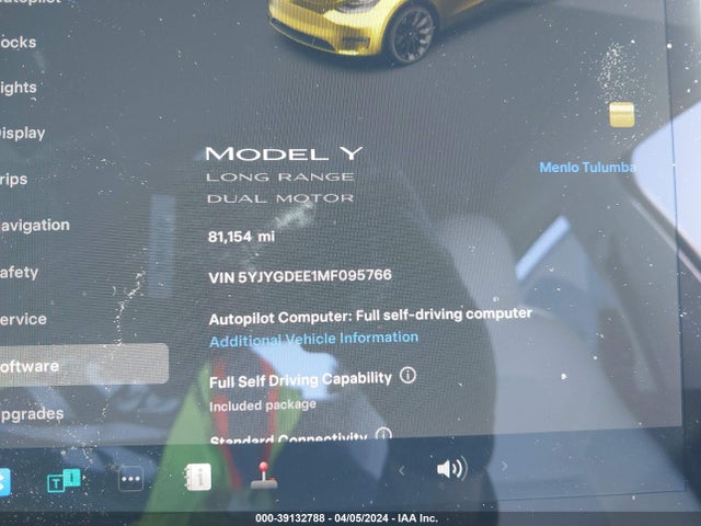 2021 TESLA MODEL Y 5YJYGDEE1MF095766 Photo 6