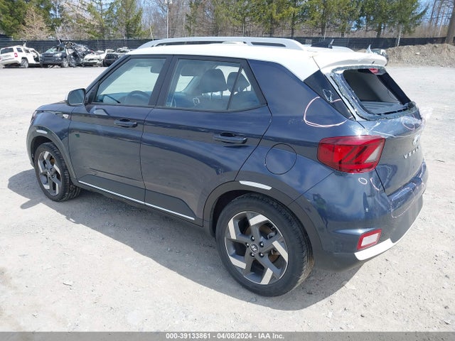 Hyundai Venue Denim 2021 KMHRC8A37MU082759 Image 3