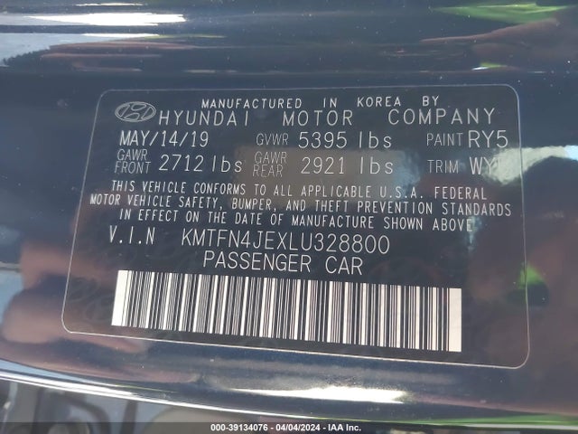 Genesis G80 3.8 Awd 2020 KMTFN4JEXLU328800 Image 9
