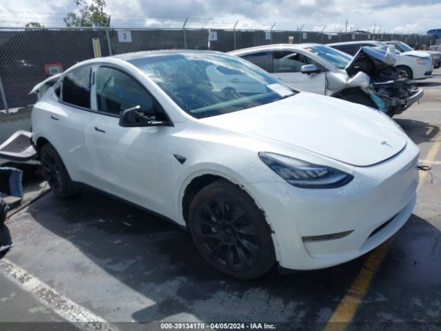 Auction sale of the 2023 Tesla Model Y Awd/long Range Dual Motor All-wheel Drive, vin: 7SAYGDEE1PA050928, lot number: 39134178