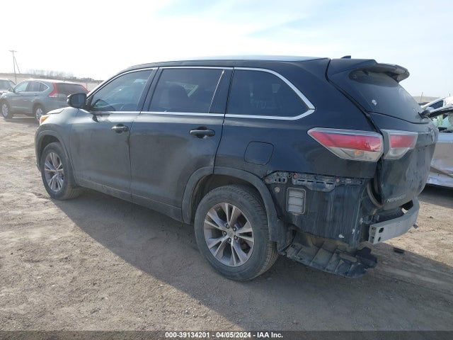 Toyota Highlander Xle V6 2015 5TDJKRFH9FS142675 Image 3