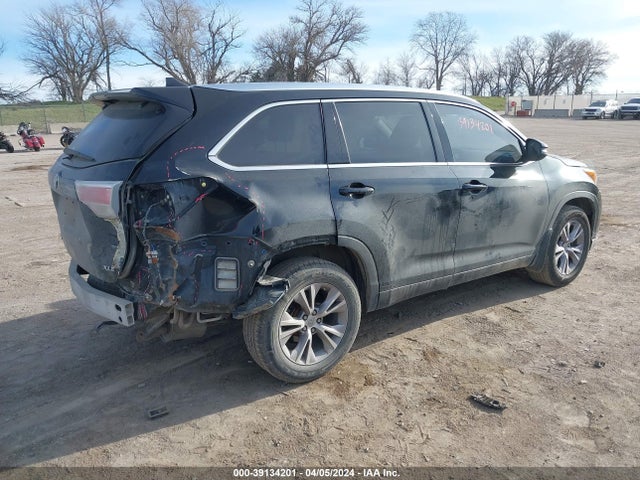 Toyota Highlander Xle V6 2015 5TDJKRFH9FS142675 Image 4