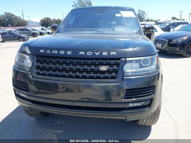 SALGS2EFXGA309943 Land Rover Range Rover 5.0l V8 Supercharged