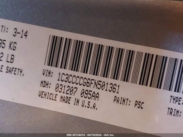1C3CCCCG6FN501361 Chrysler 200 C