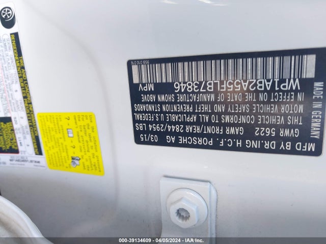 2015 PORSCHE MACAN WP1AB2A55FLB73846 Photo 8