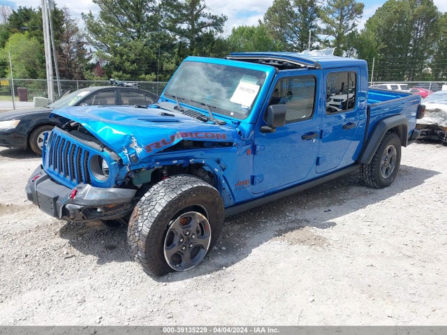 Jeep Gladiator Rubicon 4x4 2022 1C6JJTBG1NL135515 Image 2