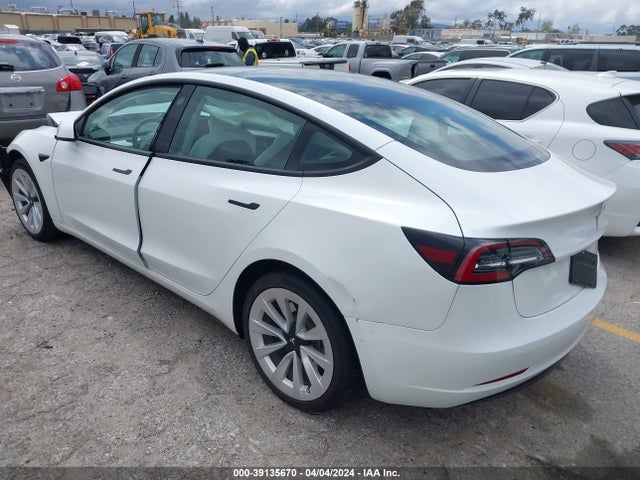 Tesla Model 3 Rear-wheel Drive 2022 5YJ3E1EA7NF303131 Image 3