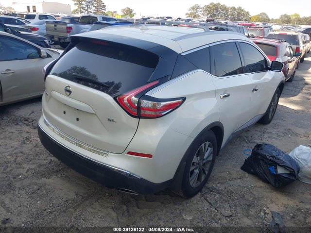 Nissan MURANO SL 2015 5N1AZ2MG4FN258753 Image 4