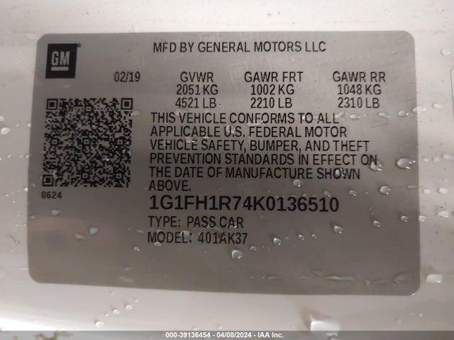 Chevrolet CAMARO 2SS 2019 1G1FH1R74K0136510 Image 9