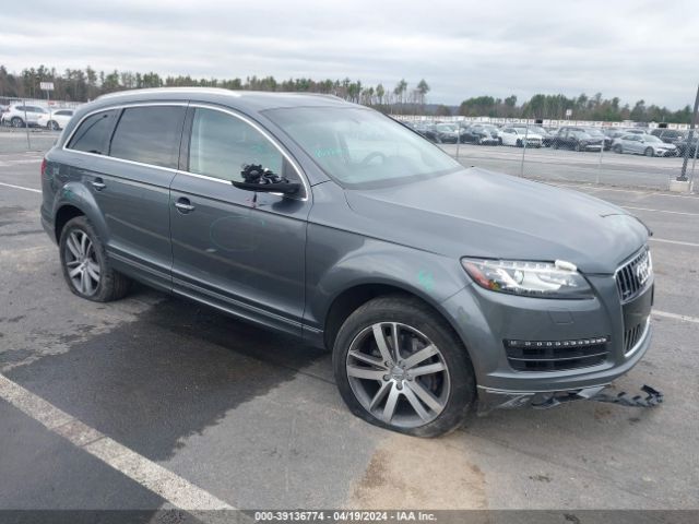 Продажа на аукционе авто 2015 Audi Q7 3.0t Premium, vin: WA1LGAFE5FD031550, номер лота: 39136774