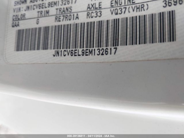 JN1CV6EL9EM132617 Infiniti Q60