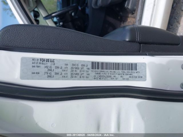 1C4RDHDG4JC282001 Dodge Durango Gt Rwd