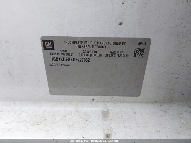 Chevrolet Silverado 2500hd Wt 2016 1GB1KUEGXGF227932 Image 9